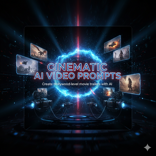 Cinematic AI Video Prompts – Create Hollywood Trailers in 60 Seconds